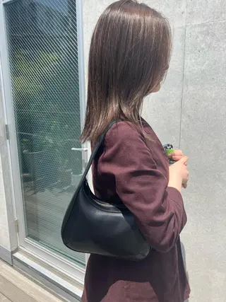 セミロング 似合わせカットカラー 👩MINAのヘアスタイル