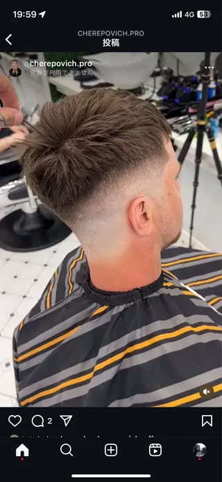 メンズ 🟢レイヤーカット/ ハセガワ🟢のヘアスタイル