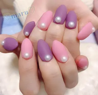ネイル まるみ ♡のネイルデザイン