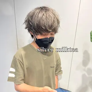 ショート カラー ヘアアレンジ メンズ メンズパーマの達人 🌟川内絵人のヘアスタイル