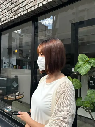 ショート 🍒サクラ🍒 /透明感カラー/艶髪のヘアスタイル
