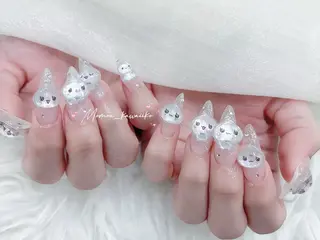ネイル MoMoA Nail ネイル長さ出し専門店のネイルデザイン