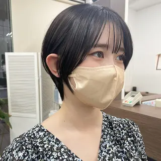 ショート ダブルカラー/韓国 ヘア/さわのあかねのヘアスタイル