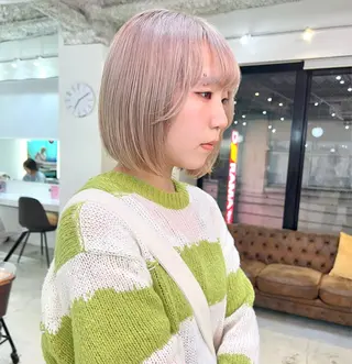 ショート 🌿艶ハイトーン/ 似合わせヘア/ショウのヘアスタイル