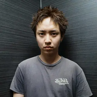 ショート メンズ ハイトーン/パーマ/ メンズ / 櫻本🌐のヘアスタイル