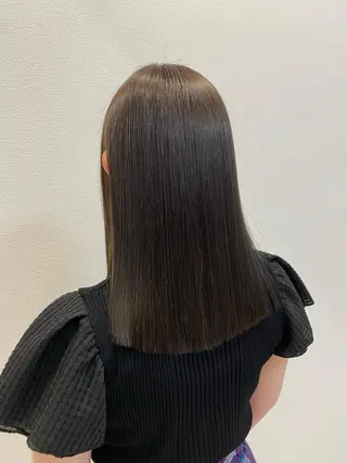 セミロング maki💖 ボブ/縮毛矯正のヘアスタイル