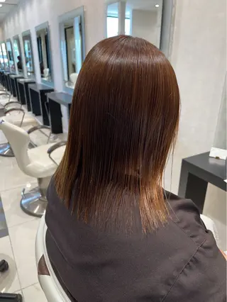 ミディアム 石塚 光流のヘアスタイル