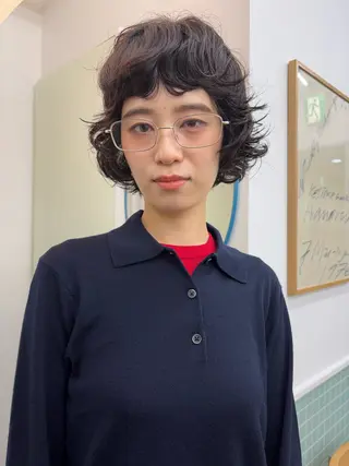 ショート パーマ 🌿艶ハイトーン/ 似合わせヘア/ショウのヘアスタイル