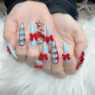 ネイル 🎀 Lemode ワンホンネイル🎀のネイルデザイン