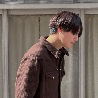 ミディアム メンズミディアム☁️ ✨ナチュラル/下村迅のヘアスタイル