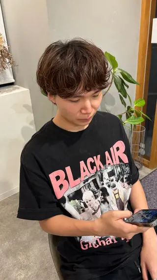 パーマ メンズ Vince所属・Vince Saoriのヘアスタイル