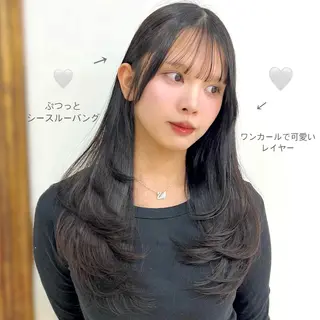 セミロング Lufeli所属・🫧いとうりお🫧 ショート/レイヤーのヘアスタイル