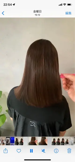 ミディアム 髪質改善/縮毛矯正 /naokiのヘアスタイル