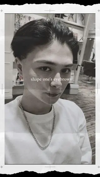 メンズ マツエク・マツパ la fith所属・rico_by ヘアとアイブロウのヘアスタイル