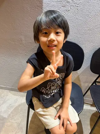 ショート キッズ 佐藤 永夏のヘアスタイル