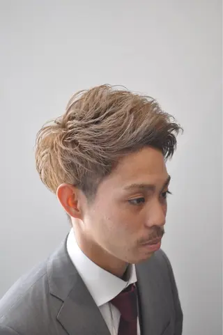 ショート カラー メンズ Suzuki Atsushiのヘアスタイル