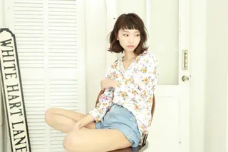 ミディアム 指名支持率NO.1 スタイリストのヘアスタイル