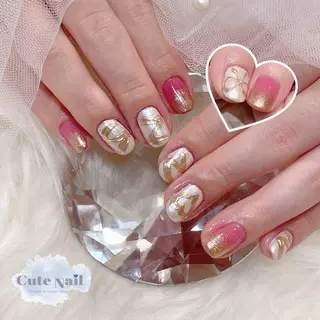 ネイル GO TODAY SHAiRE SALON原宿 Liber所属・️🫧もこ 艶感ネイル🫧のネイルデザイン