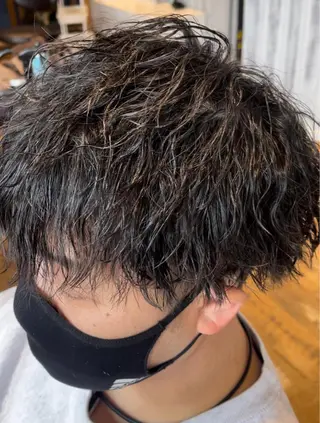 パーマ メンズ CUORE HAIR ange水戸所属・🌟パーマリスト 鈴木雄大🌟のヘアスタイル
