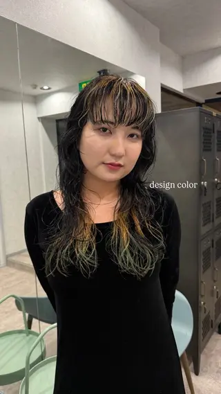 ロング カラー パーマ ミウラナツサ /レイヤーカットのヘアスタイル