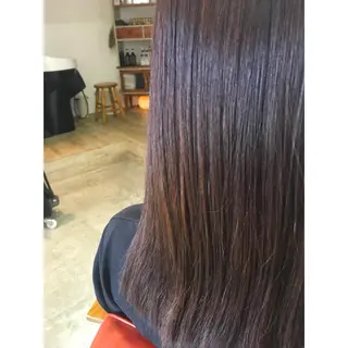 セミロング カラー fio マナミのヘアスタイル