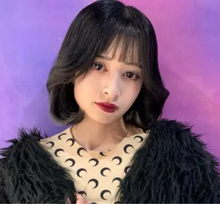 ミディアム カラー ハイトーン/パーマ/ メンズ / 櫻本🌐のヘアスタイル