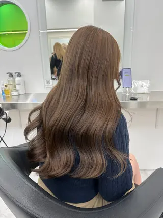 ロング カラー 🤍上品韓国ガーリー 🤍ひとみ🤍のヘアスタイル