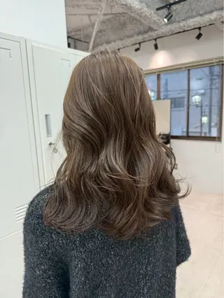 セミロング 縮毛矯正 /sara🎀🪽のヘアスタイル