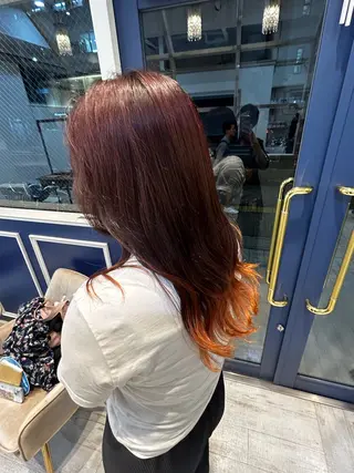 ロング 大槻 ハルカのヘアスタイル