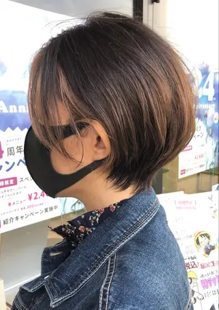 ショート カラー メンズヘア特化 崎田 成人のヘアスタイル