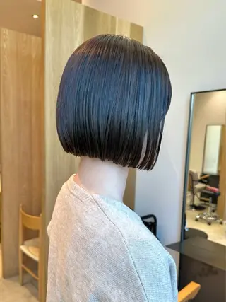 ショート sea by luvismけやき通り2号店所属・ボブ/ショート/ 縮毛矯正/岸本恭明のヘアスタイル