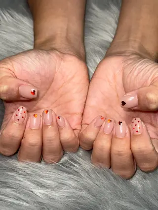 ネイル Momoka 🍑🎀のネイルデザイン