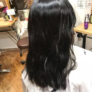 セミロング 勝沼 佑季のヘアスタイル