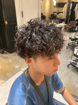 ショート メンズ バレイヤージュ職人 🔥代表YU-SHIのヘアスタイル