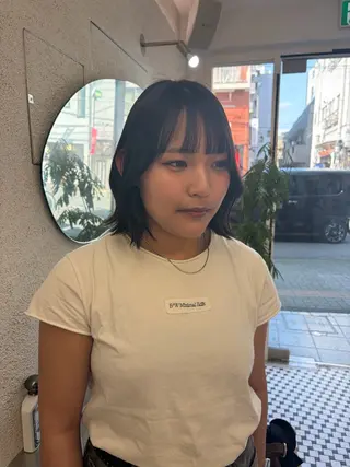 ショート リン🔔ボブ cut 柔らかベージュ🤎のヘアスタイル