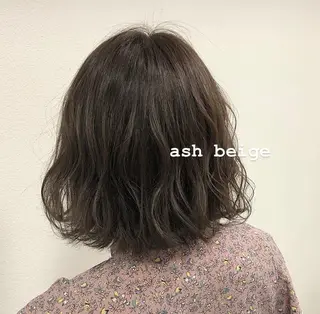 ミディアム カラー GPIP 近藤沙樹のヘアスタイル