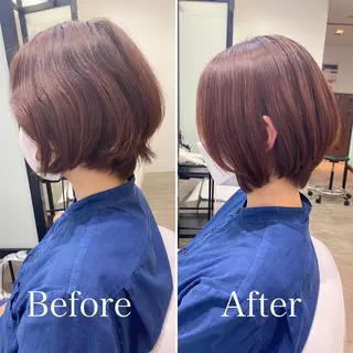 ショート パーマ THE DAY所属・AKI HASHIMOTOのヘアスタイル