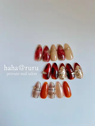 ネイル haha@ ruruのネイルデザイン