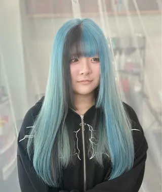 ロング カラー GaKu/ハイトーン /ブリーチ/レイヤーのヘアスタイル