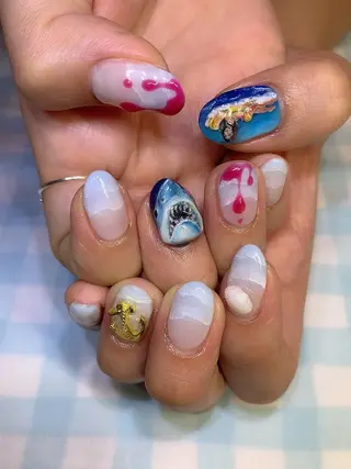 ネイル シェアサロンLei.g(レイジー)所属・3Dアートネイル💗 都築レナのネイルデザイン