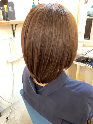 ミディアム 【髪質改善】【美髪】 【ツヤ髪】ほしのちりのヘアスタイル