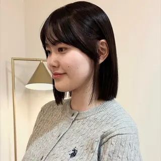 ミディアム 似合わせ/ベージュ /レイヤー/りほ🤍のヘアスタイル