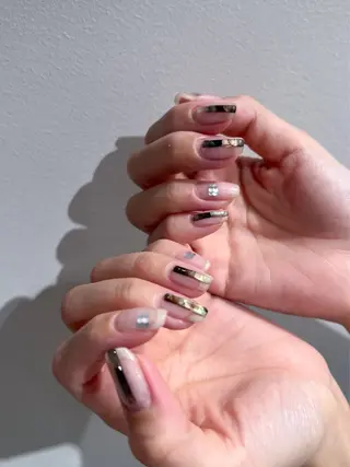 ネイル fumina 💚💛のネイルデザイン