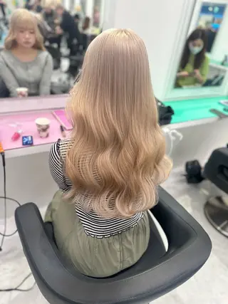 ロング カラー ♡ダブルカラー特化♡ miyuのヘアスタイル