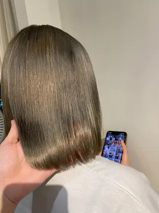 セミロング カラー 【ROA】 MISUZU✨のヘアスタイル