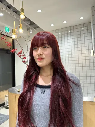 ロング 🍇透明感カラー/ カットひかる🍒のヘアスタイル