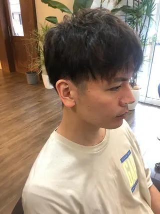 ショート メンズ MATSURI BASE.AWAJIのヘアスタイル