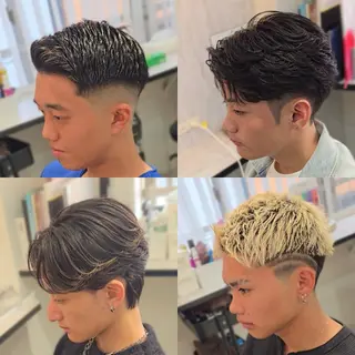 メンズ ミディアム Lapis 名古屋駅前店所属・LEN名古屋/パーマ 海外ヘア/メンズ特化のヘアスタイル