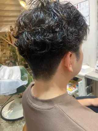 パーマ メンズ Cocorokara所属・カナザワ アリッサのヘアスタイル