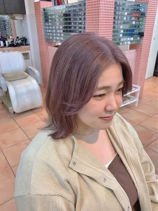 ミディアム カラー ayaka 大宮のヘアスタイル